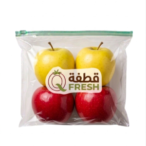 4قطع تفاح الوان