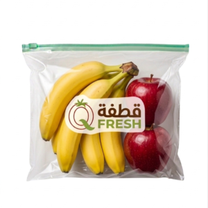 4قطع موز+2تفاح احمر